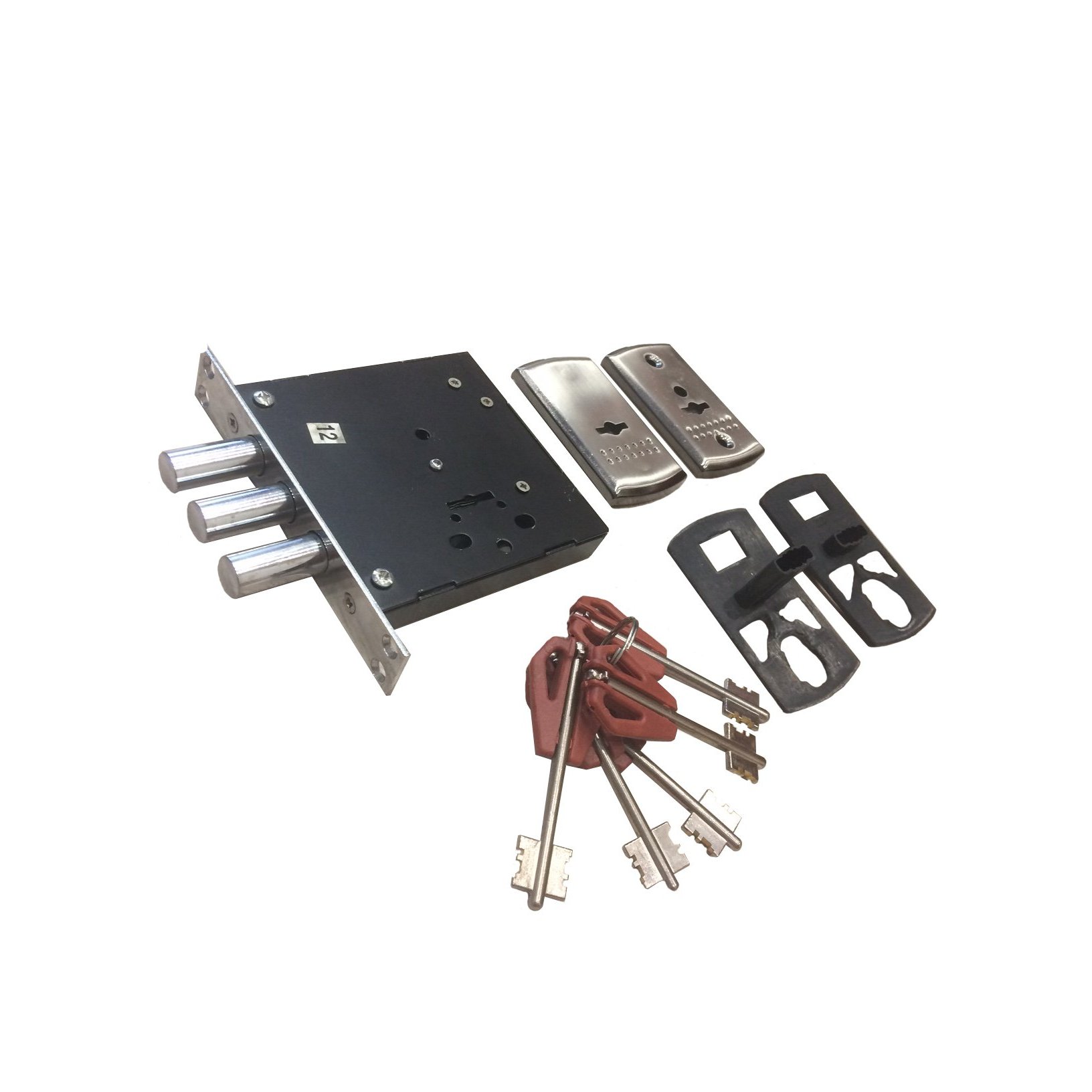 фото: Замок врезной верхний на китайскую дверь Leksa BZ-3 (2514С-3Р)