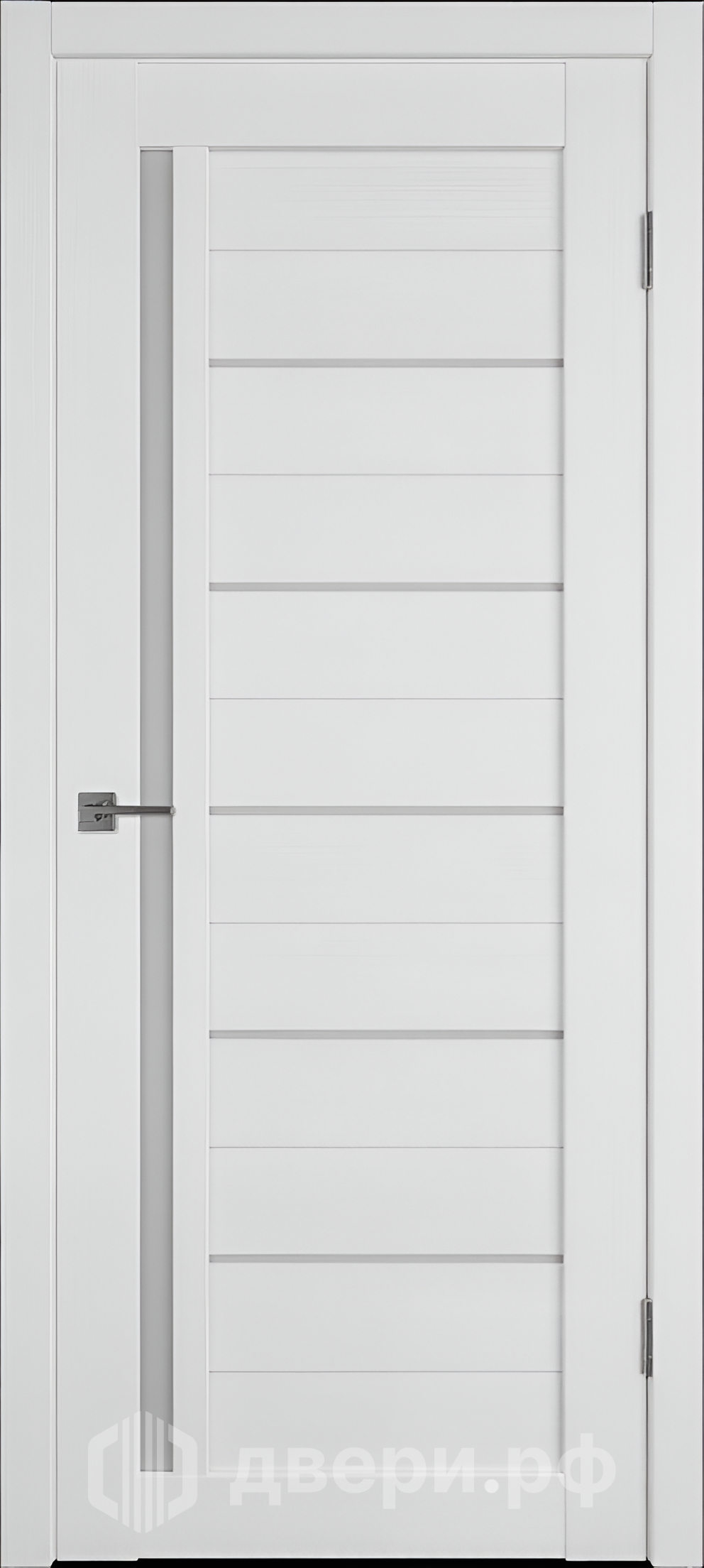 фото: Межкомнатная дверь Атум 1 Сатин белый