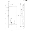 фото:  Замок врезной Apecs 7300-25-R №2