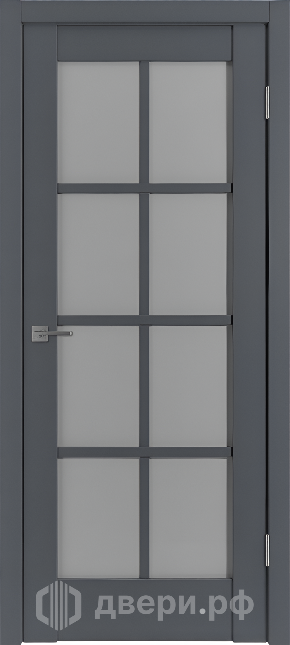 фото: Межкомнатная дверь Эмалекс ЕР 1 Сатин графит