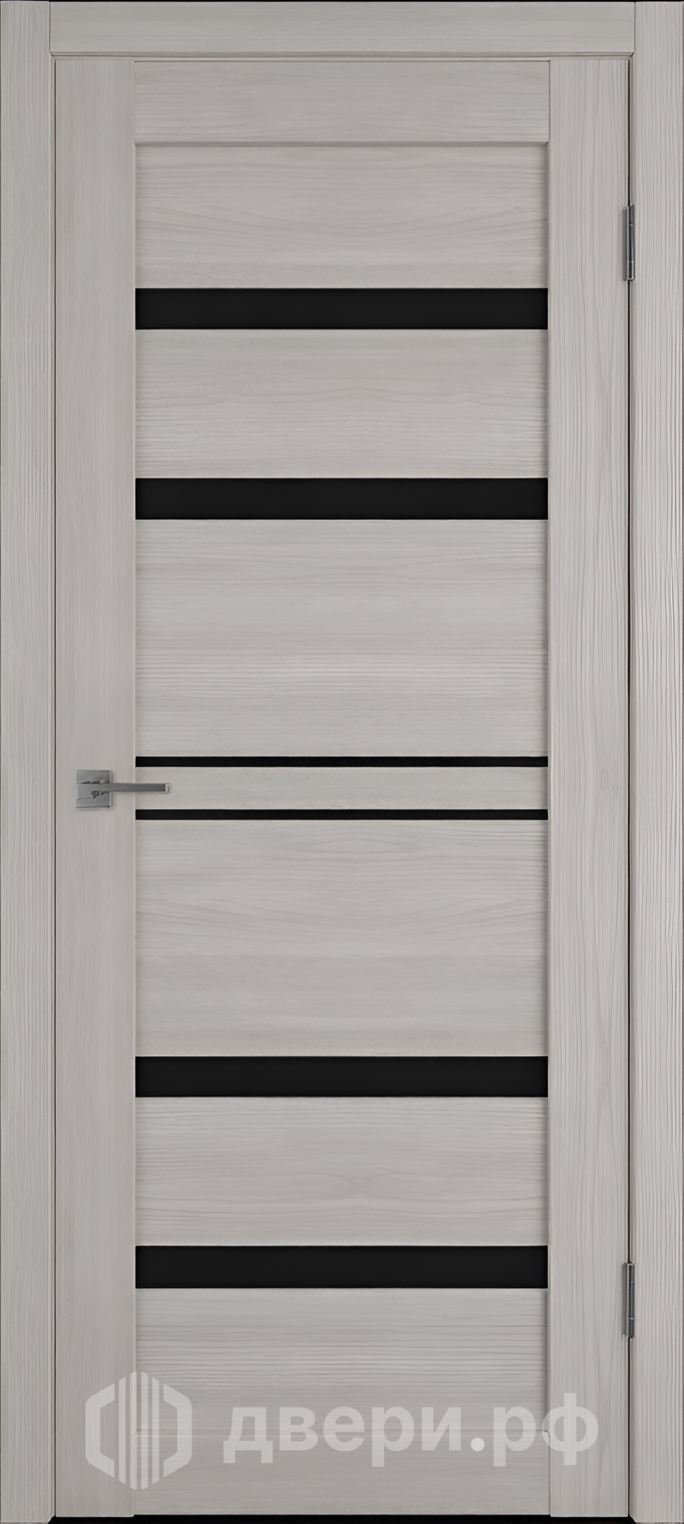 фото: Межкомнатная дверь Атум Про 26 Лакобель черный