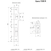 фото:  Замок врезной Apecs 7300-25-R №3