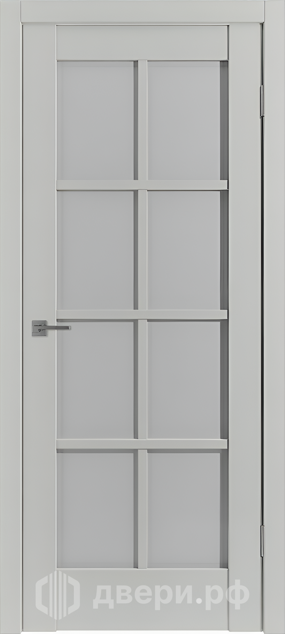 фото: Межкомнатная дверь Эмалекс ЕР 1 Сатин белый