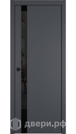 фото: Межкомнатная дверь Urban 1SV 4x4 (Black Gloss/Black Mould)