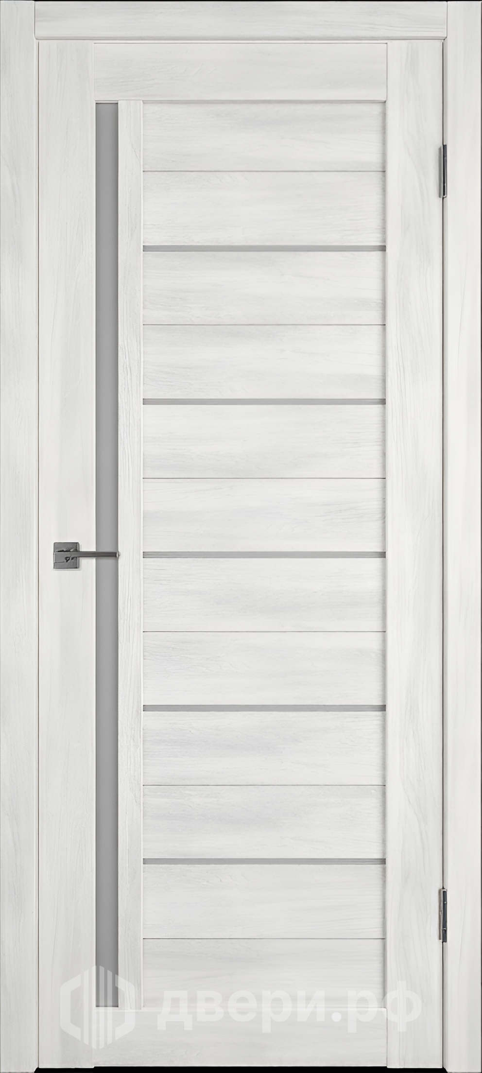 фото: Межкомнатная дверь Атум 1 Сатин белый