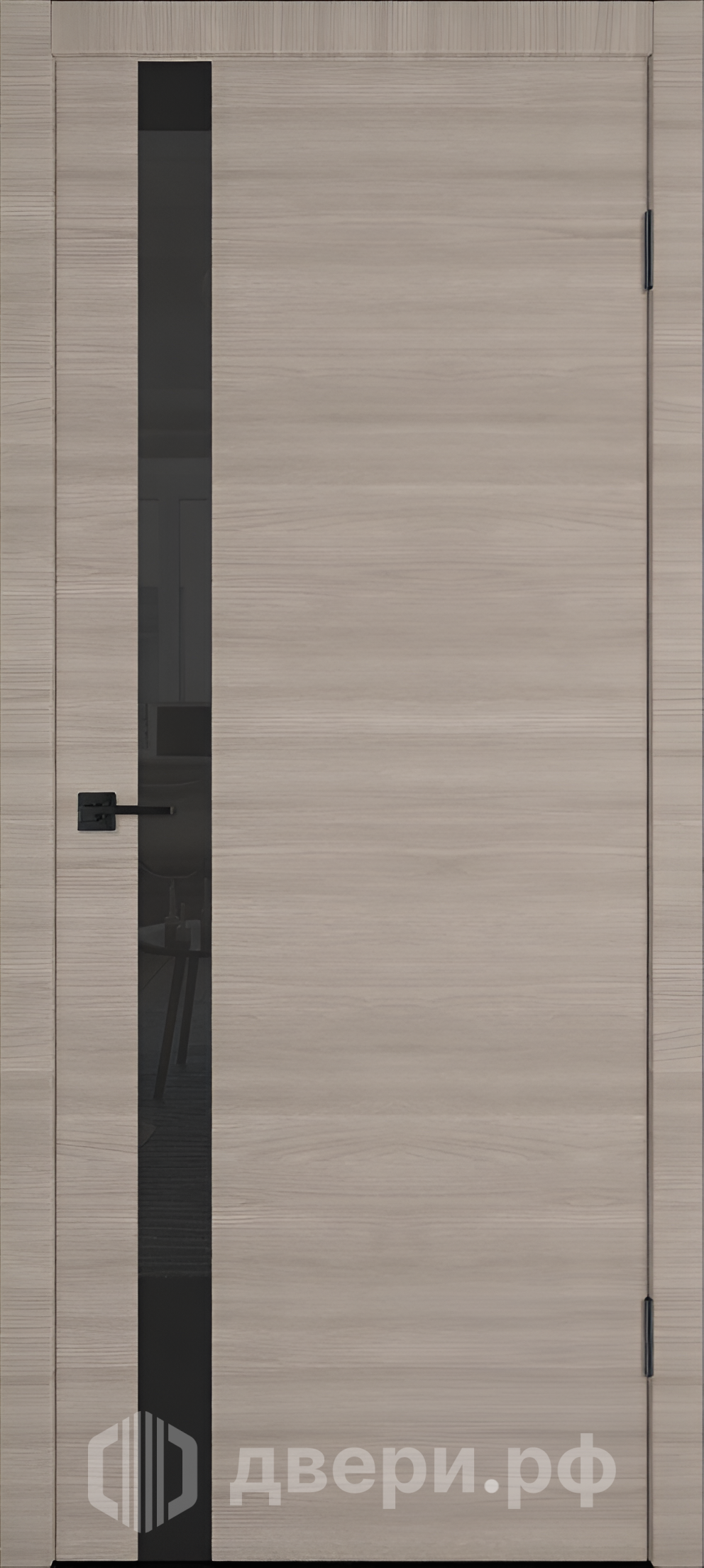 фото: Межкомнатная дверь Соло Лакобель черный