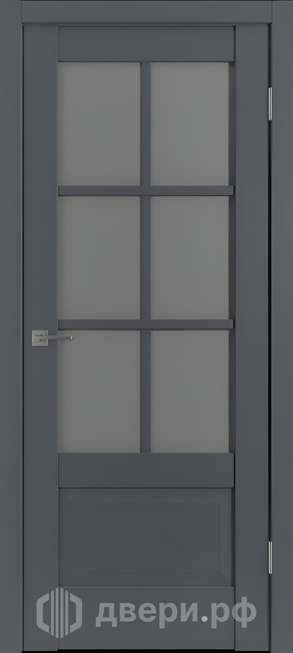 фото: Межкомнатная дверь Эмалекс ЕР 2 Сатин графит