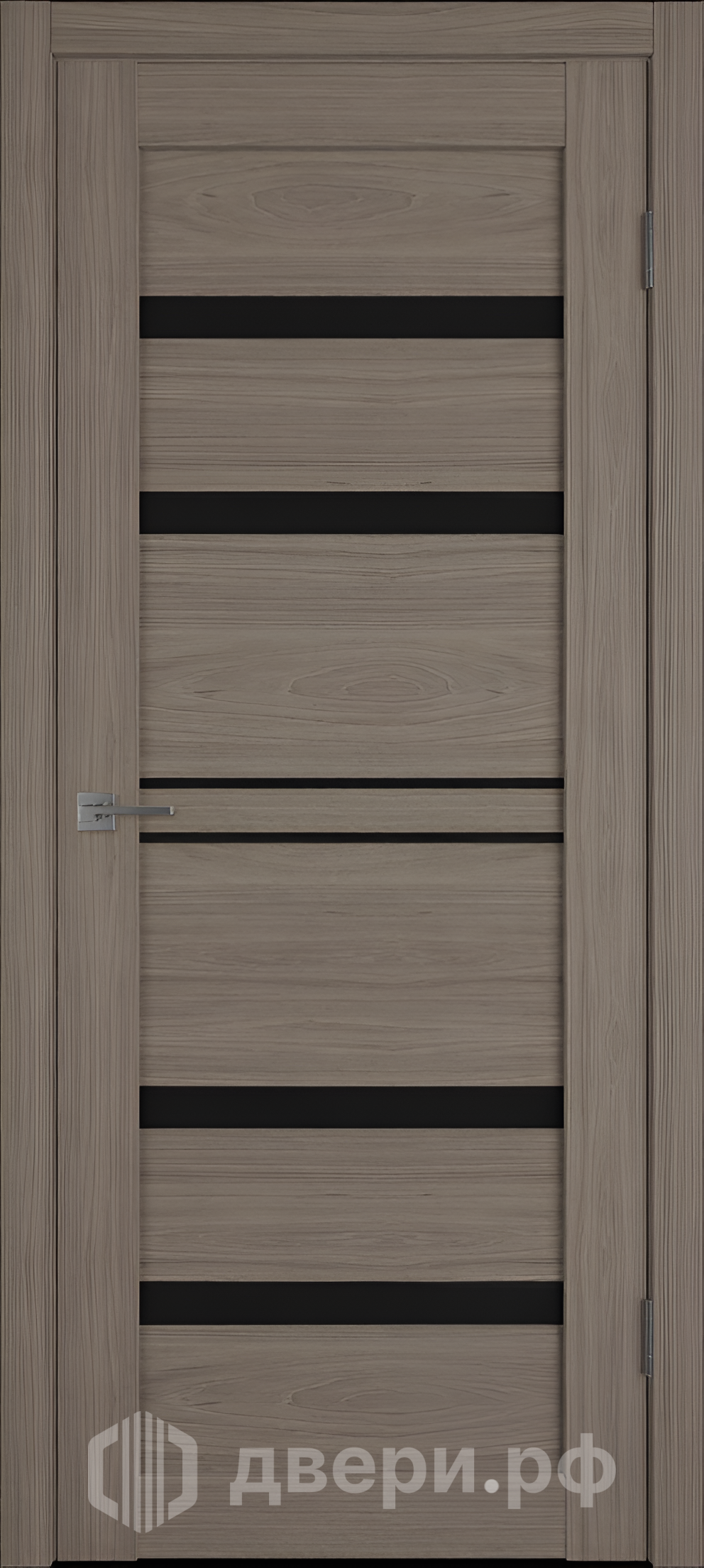 фото: Межкомнатная дверь Атум Про 26 Лакобель черный