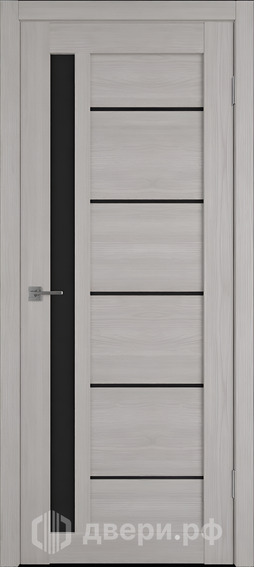 фото: Межкомнатная дверь Атум Про 37 Лакобель черный