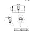 фото:  Цилиндровый механизм Apecs SC-100(35/65)-Z №2