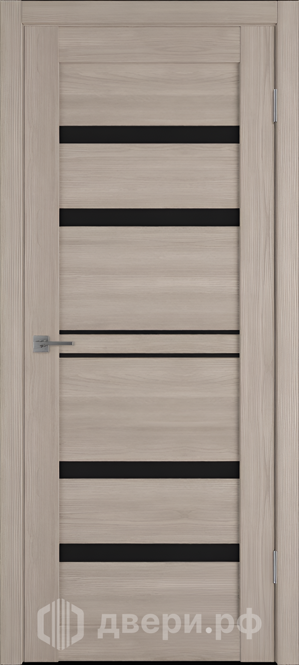 фото: Межкомнатная дверь Атум Про 26 Лакобель черный